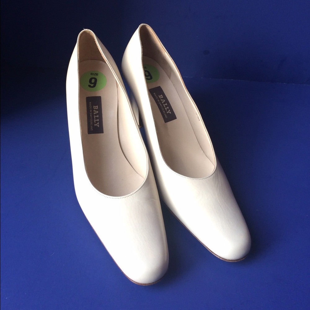 Bally Ivory Heels